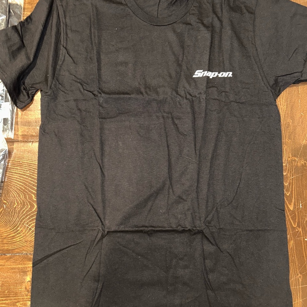 Snap On Black Short Sleeve Tee